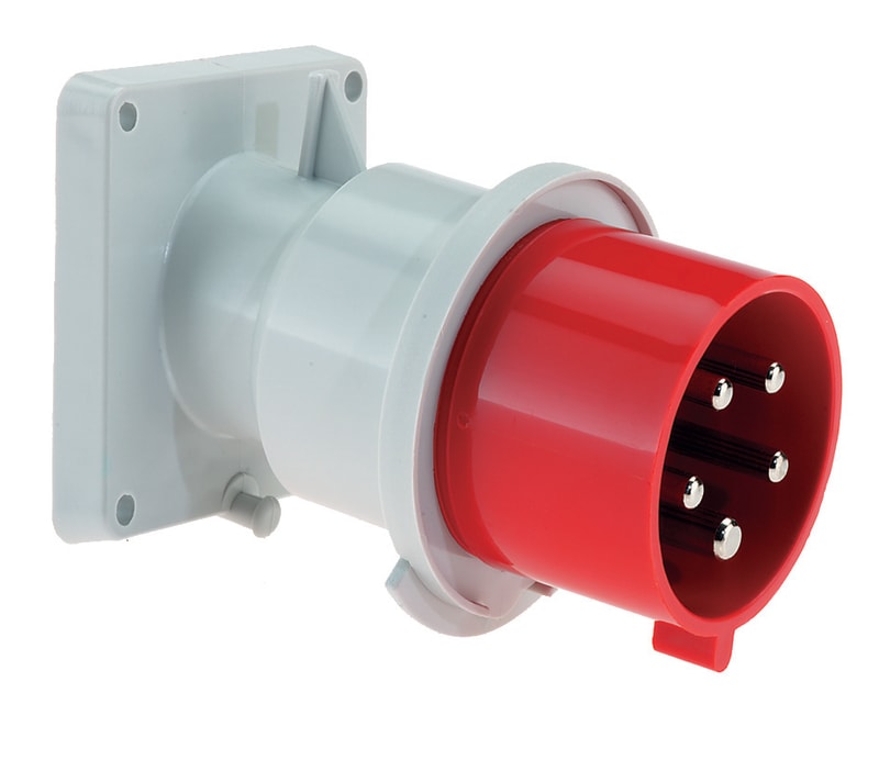 Recessed Appliance Inlet, Screw 432-6 IP44 (B0027249)