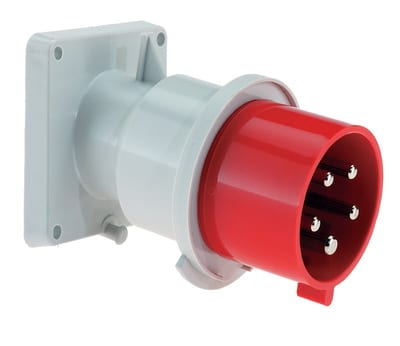Recessed Appliance Inlet, Screw 432-6 IP44