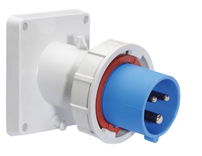 Recessed Appliance Inlet, Screw 232-6 IP67