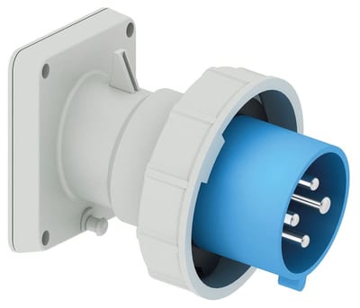 Recessed Appliance Inlet, Screw 332-9 IP67