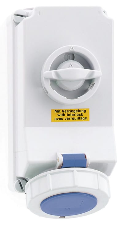 Socket outlet with interlock 232-6 IP67