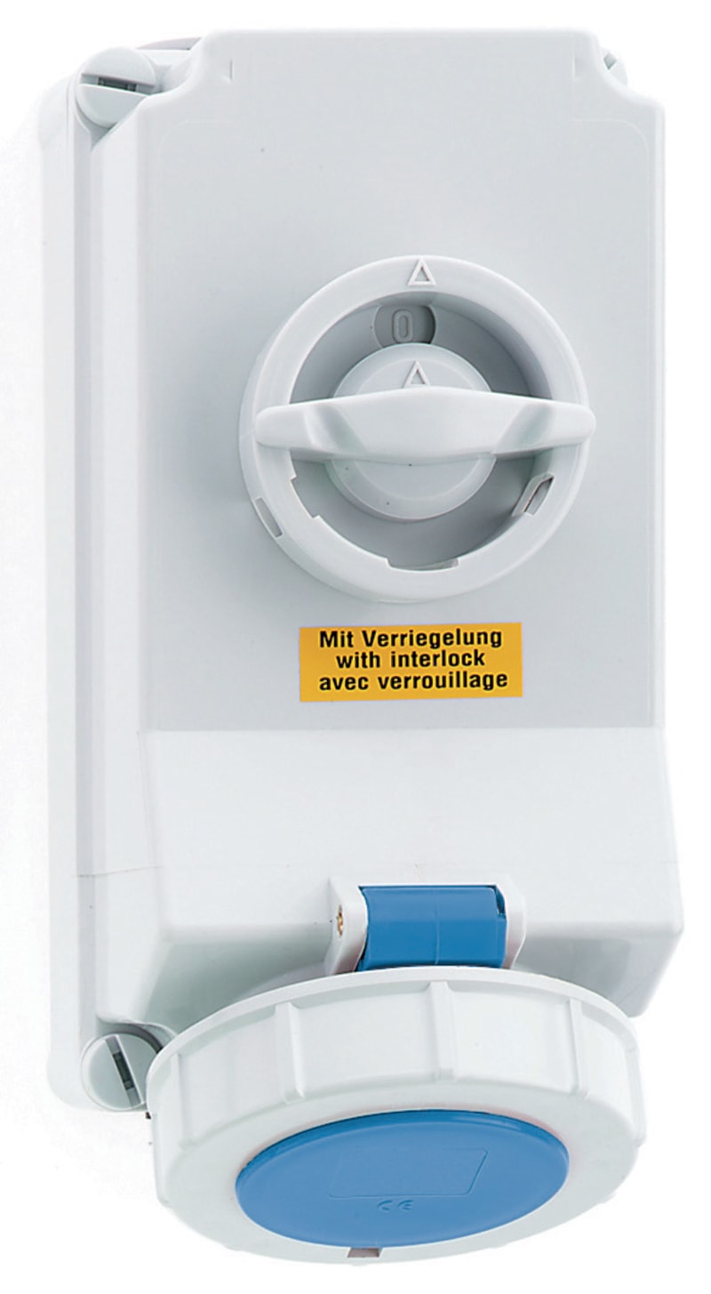 Socket outlet with interlock 332-9 IP67 (16875)