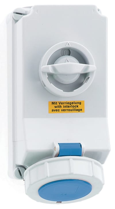 Socket outlet with interlock 332-9 IP67