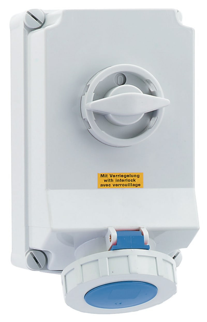 Socket outlet with interlock 363-9 IP67 (16934)