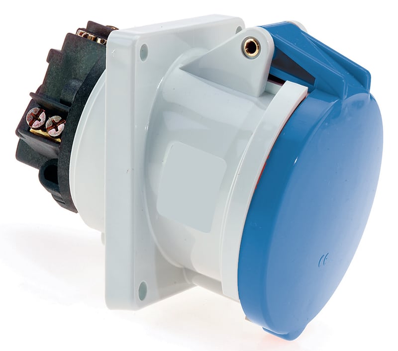Recessed Socket, Oblique 363-9 IP44 Sk (1506622)