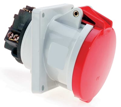 Recessed Socket, Oblique 463-6 IP44 Sk