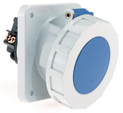 Recessed Socket, Oblique 363-9 IP67 Sk
