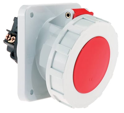 Recessed Socket, Oblique 3125-6 IP67 Sk