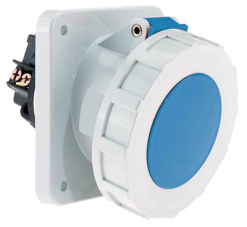 Recessed Socket, Oblique 3125-9 IP67 Sk (1506642)