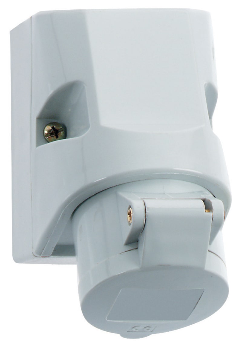 Socket outlet 216-3 IP44 Loop-through (11032)