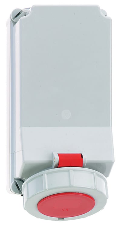 Socket outlet 332-3 IP67 Loop-through