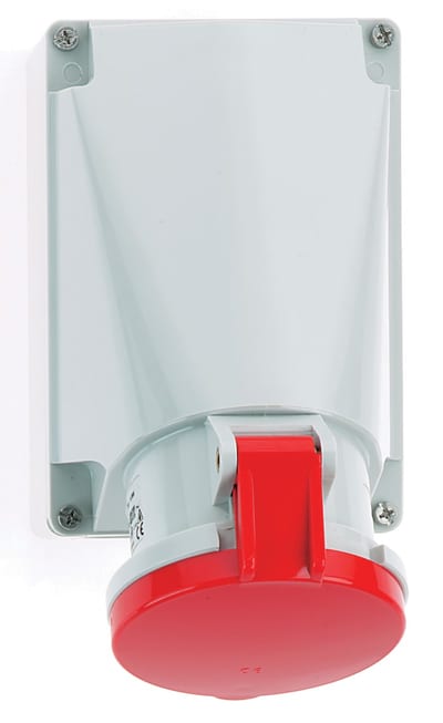 Socket outlet 363-11 IP44 Loop-through