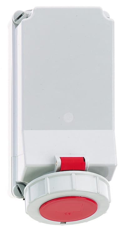 Socket outlet 332-11 IP67 Loop-through