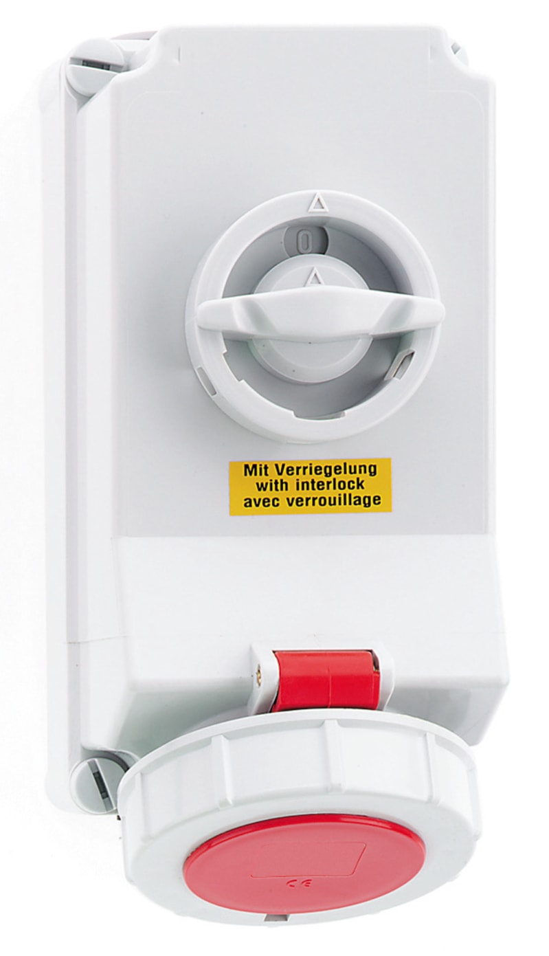Socket outlet with interlock316-11 IP67 (160549)
