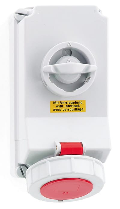 Socket outlet with interlock316-11 IP67