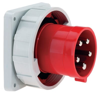Recessed Appliance Inlet 463-6 IP67 Screw