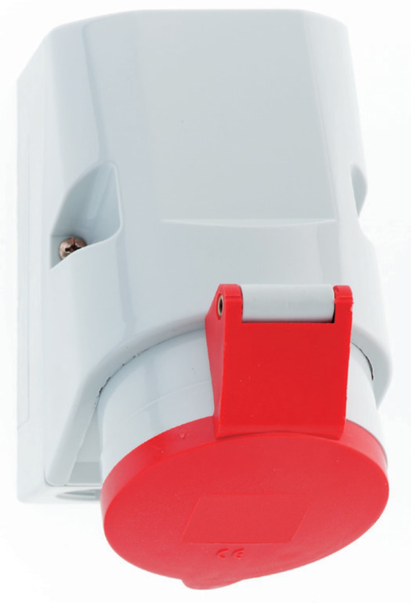Socket outlet 616-6 IP44 Screw Gj.coupling (11481)