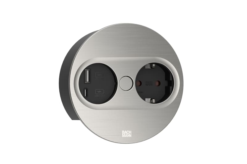 TWIST 2 1XCEE7/3 1XUSB A/C 22W round (946.004)