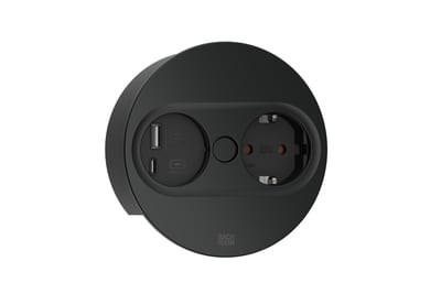 TWIST 2 1XCEE7/3 1XUSB A/C 22W round (946.104)