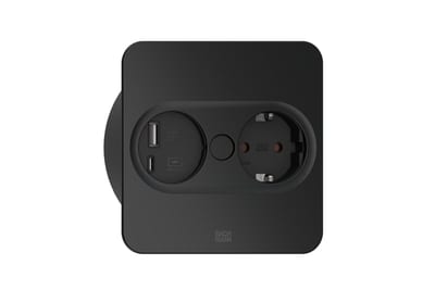 TWIST 2 1XCEE7/3 1XUSB A/C 22W angled (946.105)