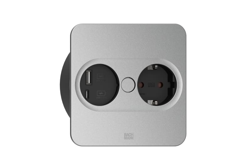 TWIST 2 1XCEE7/3 1XUSB A/C 22W angled (946.013)