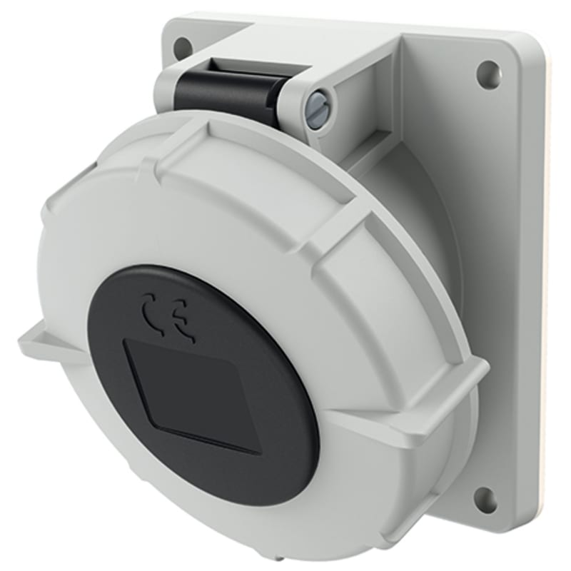 Panel-Mounted outlet 332-9 IP67 HK (1804)