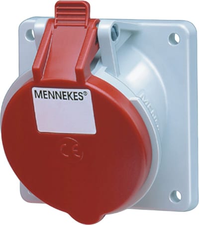 Panel-Mounted outlet,432-6, IP44