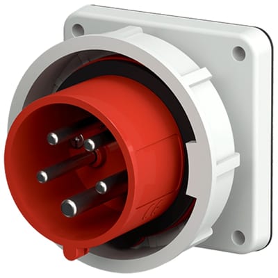 Panel-Mounted Appliance Inlet 416-6, IP67 NB