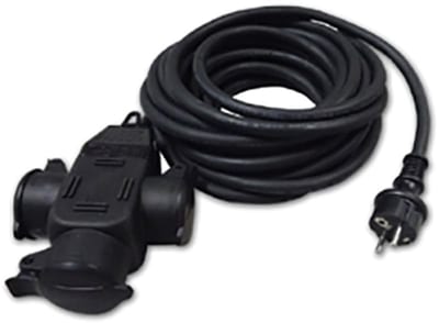 Extension cable 10M, 1,5mm² -3UT (GEL-003, 3X1,5mm², 10M (3OUT))
