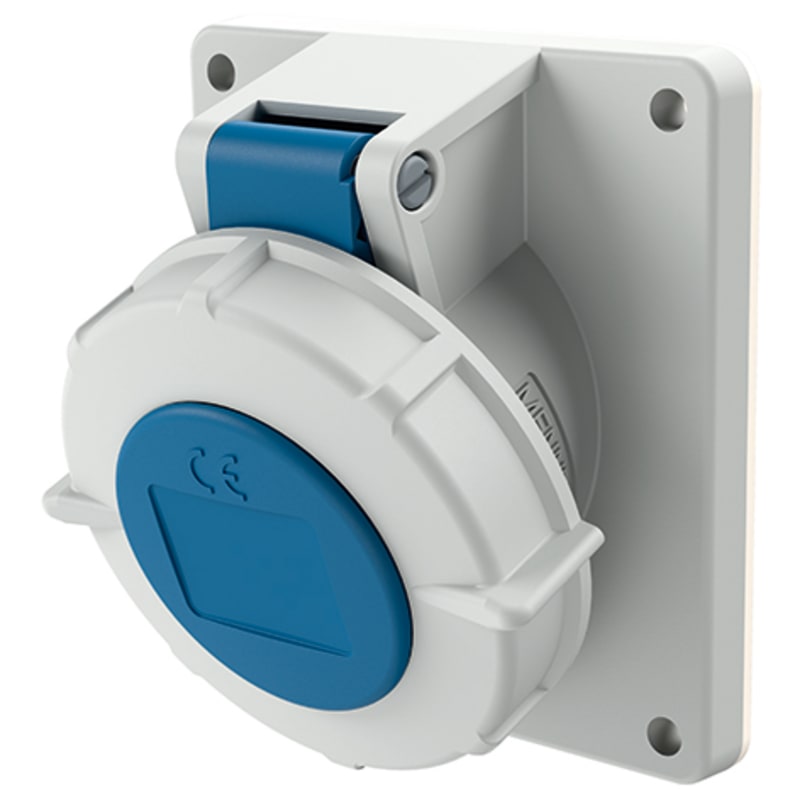 Panel-Mounted outlet 316-9, IP67 (1703)