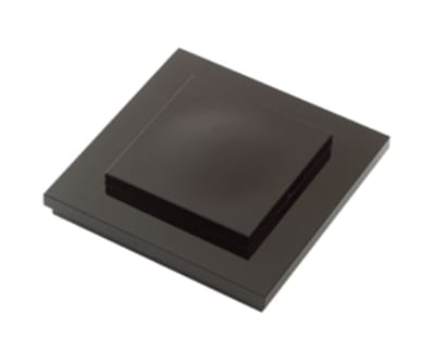 ELKO Plus Single Socket with Earth Flush-Mounted Cover Black