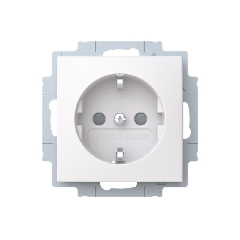 SAGA RECESSED Socket Single with Nattlys without Frame (2CKA002013A5487)