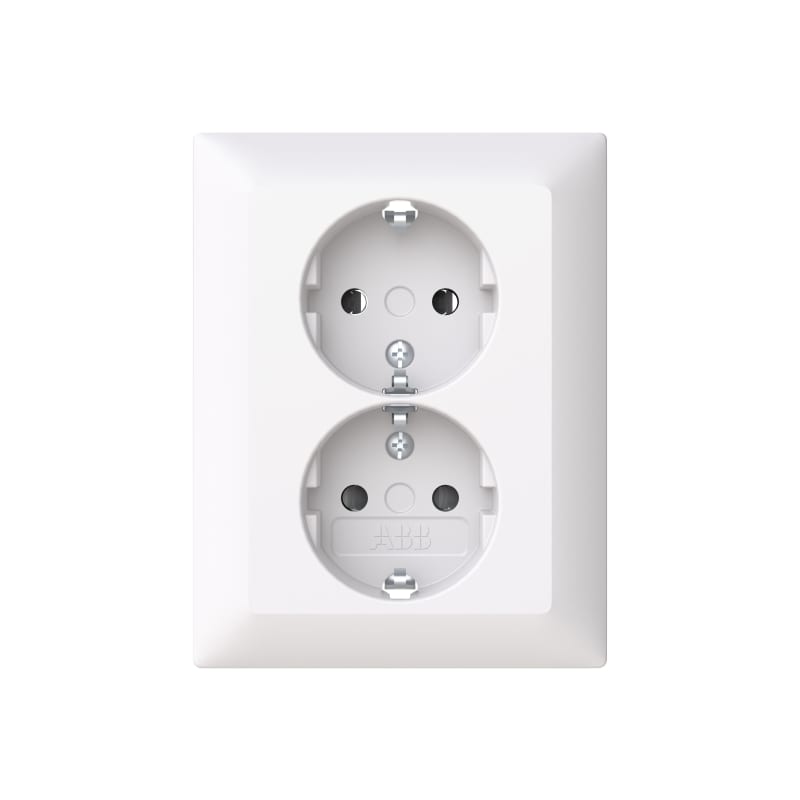 SAGA Flush Socket Double 50 PK (2TKA00005206)