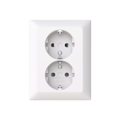 SAGA Flush Socket Double 50 PK