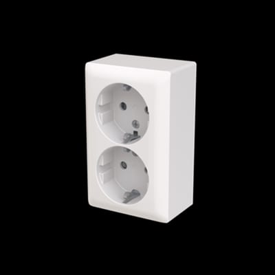 SAGA WALL-Mounted Socket Double