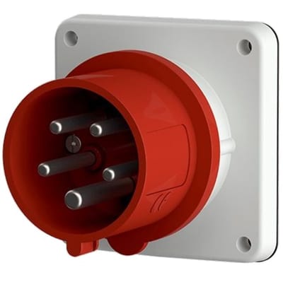 Panel-Mounted Appliance Inlet 432-6 400V IP44