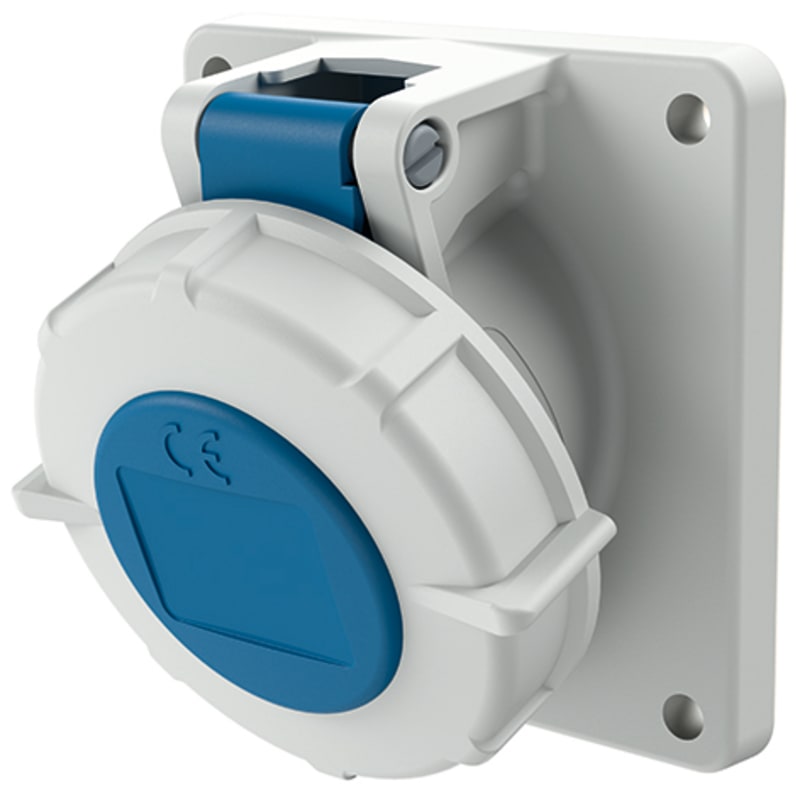 Panel-Mounted outlet Twin 216-6 230V IP67 (1168)