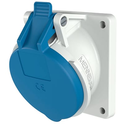 Panel-Mounted outlet Twin 216-6 230V IP44