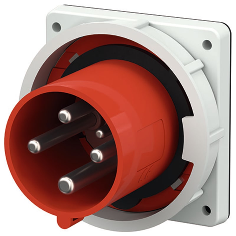 Panel Mounted Inlet 3125-6 400V IP67 (3583)