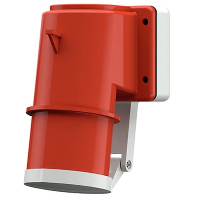 Mennekes Phase Inverter Plug 32 A 5-Pole 400 V IP44 6 h Red