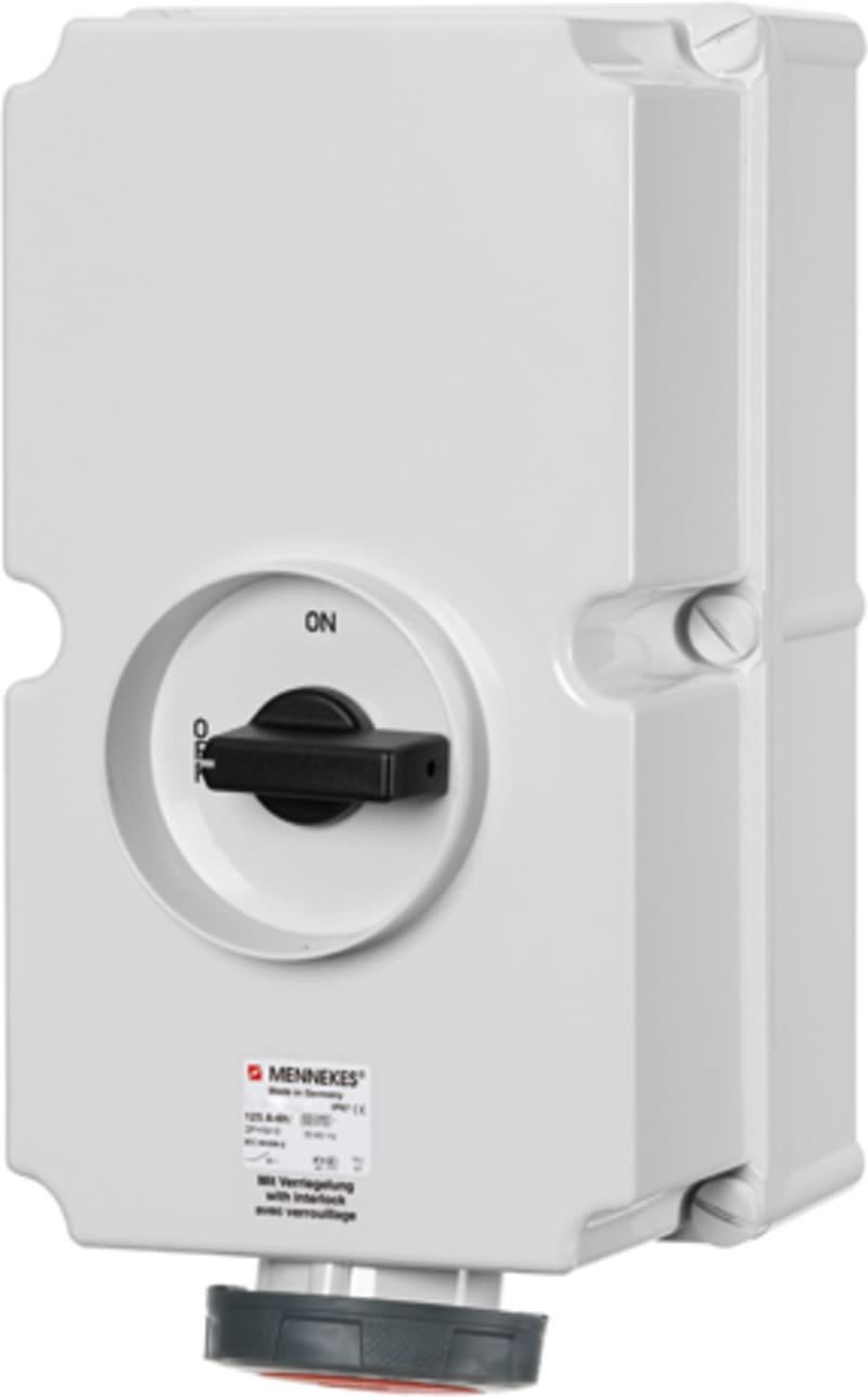 Wall outlet DUO 3125-6 400V IP67 (5691A)