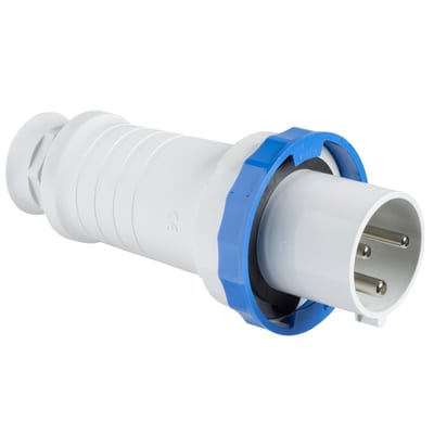 Plug 125A 2P+J 230V IP67