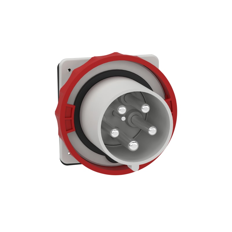 Wall-Mounted Appliance Inlet,125A 4PJ 400V IP6 (81895)