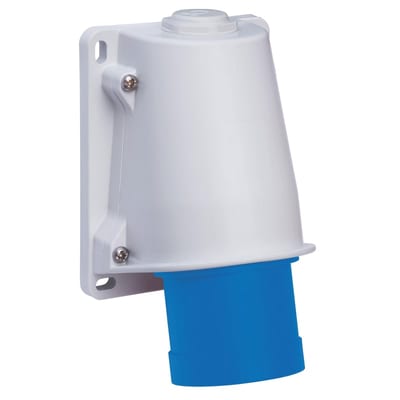 Schneider Electric PratiKa plug - angled - 32A - 3P + E - 200...250 V AC - IP44 - wall-mounted PKX32W424