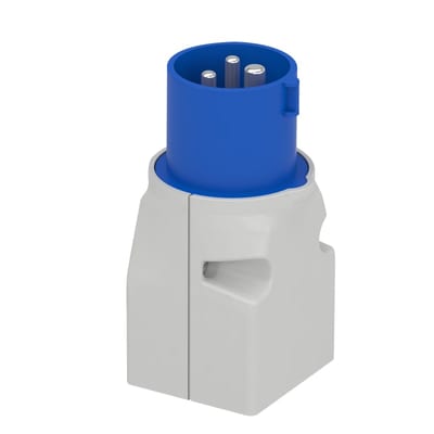 Schneider Electric System adapter, Mureva PK, 1 socket, 16A, 2P+E, 220V, IP20 PKZA203