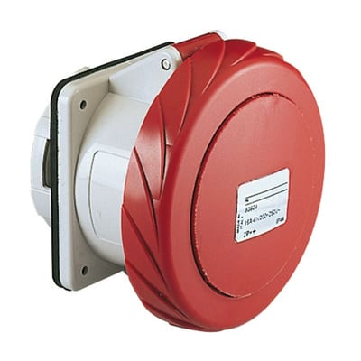 Schneider Electric Socket, Mureva PK, panel-mounted, straight, 32A, 3P+N+E, 400V, IP67 PKF32G735