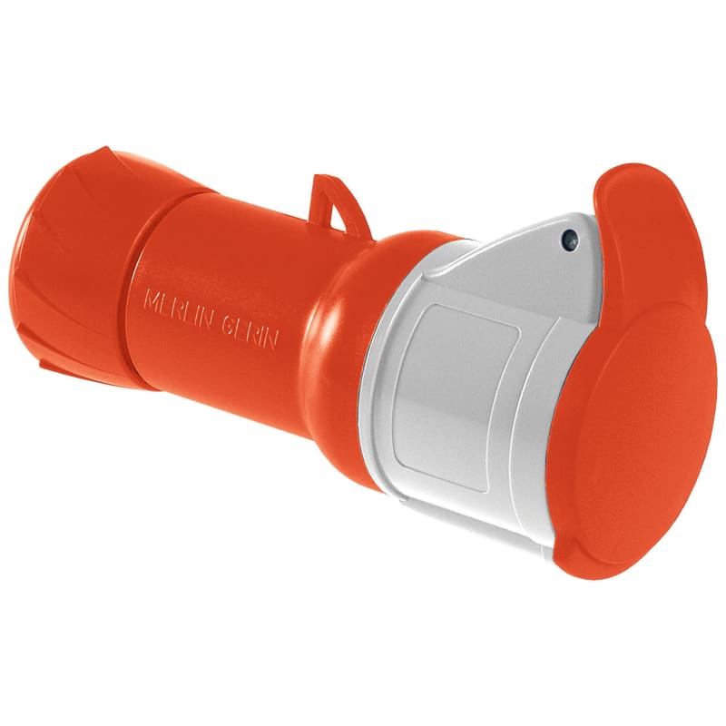 Schneider Electric Wander socket outlet, Mureva PK, 32A, 3P+N+E, 400V, IP44 PKF32M435