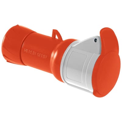 Schneider Electric Wander socket outlet, Mureva PK, 32A, 3P+N+E, 400V, IP44 PKF32M435
