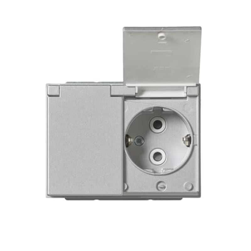 Impressivo In. DBL Socket M Cover IP21 AL (2TKA00003032)