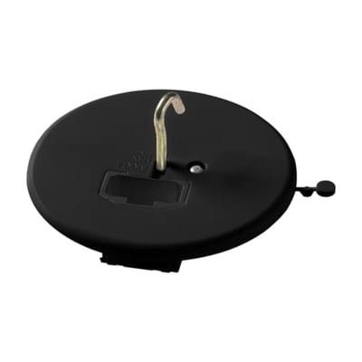 DCL Recessed Outlet Ceiling without PLUG Black Matte